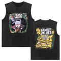 Rock band Korn Follow The Leader tour 2025 vintage washed vest for men and women retro brother