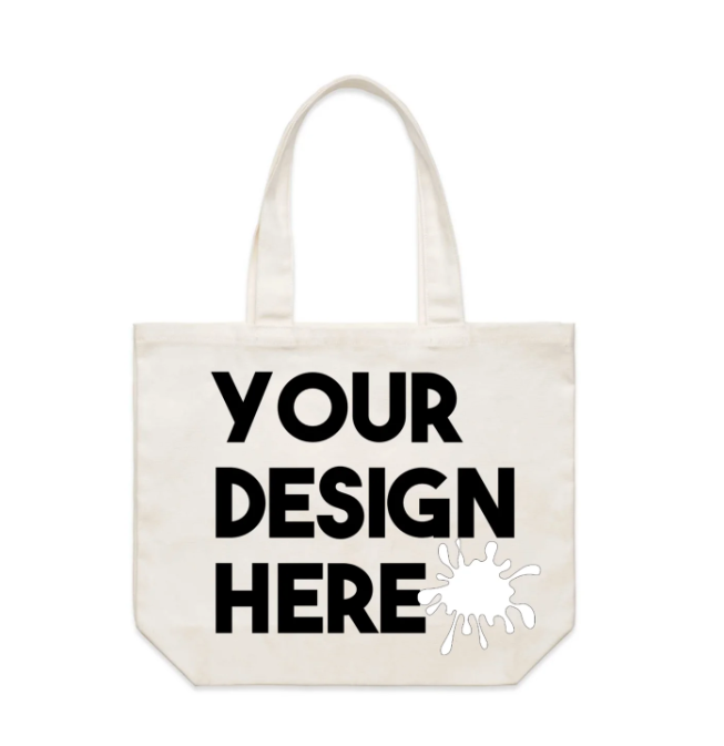 CUSTOM LARGE TOTE BAGS