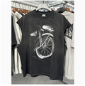 New High Street Washed Used Washed Camback Vest Men's American Street Trendy Retro Printed Half Sleeve Vest