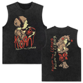 Rock band Korn Follow The Leader tour 2025 vintage washed vest for men and women retro brother