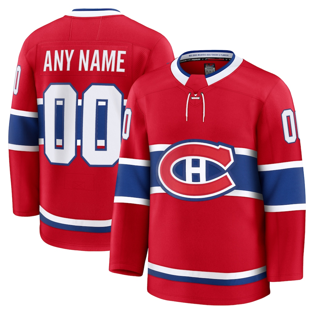 Minshop Cheap M.Canadiens Red Home Premium Jerseys