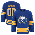 Minshop Custom B.Sabres Royal Home Authentic Pro Stitched Jerseys
