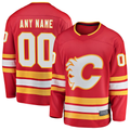 Minshop Custom C.Flames Red Home Breakaway Jerseys