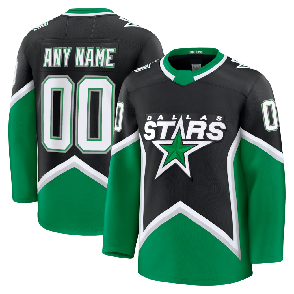 Minshop Custom D.Stars Black Alternate Premium Jerseys