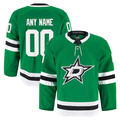 Minshop Custom D.Stars Kelly Green Home Authentic Pro Jerseys
