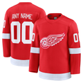 Minshop Custom DR.Wings Red Home Premium Jerseys