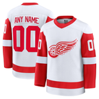 Minshop Custom DR.Wings White Away Premium Jerseys