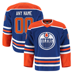 Minshop Custom E.Oilers Royal Home Authentic Pro Jerseys