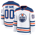 Minshop Custom E.Oilers White Away Premium Jerseys