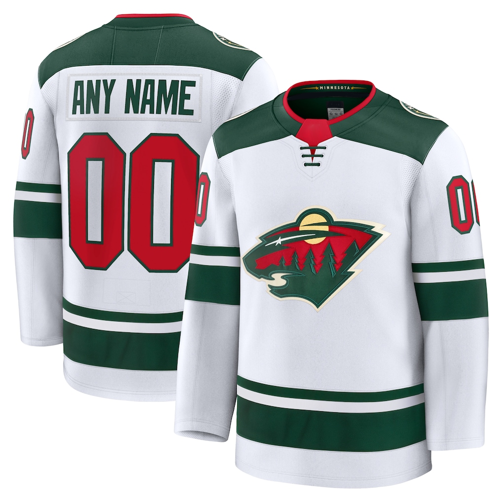 Minshop Custom M.Wild White Away Premium Jerseys