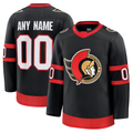Minshop Custom O.Senators Black Home Premium Jerseys
