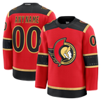 Minshop Custom O.Senators Red Alternate Premium Jerseys