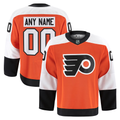 Minshop Custom P.Flyers Orange Home Authentic Pro Jerseys