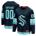Minshop Custom S.Kraken Deep Sea Blue Home Breakaway Jerseys