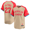 Minshop H.Astros #27 Jose Altuve Player Cream American League All-Star Game Limited Stitched Jerseys
