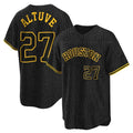Minshop H.Astros #27 Jose Altuve Player Snake Skin City Home Game Stitched Jerseys