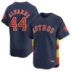 Minshop H.Astros #44 Yordan Alvarez Player Navy Home Limited Stitched Jerseys