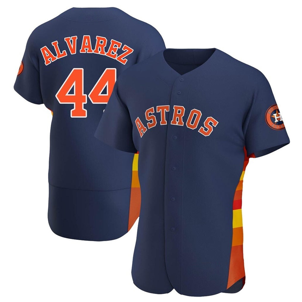 Minshop H.Astros #44 Yordan Alvarez Player Navy Limited Elite Home Stitched Jerseys