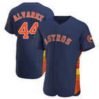 Minshop H.Astros #44 Yordan Alvarez Player Navy Limited Elite Home Stitched Jerseys