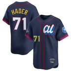 Minshop H.Astros #71 Josh Hader Player Navy American League All-Star Game Limited Stitched Jerseys