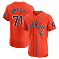 Minshop H.Astros #71 Josh Hader Player Orange Home Limited Elite Stitched Jerseys