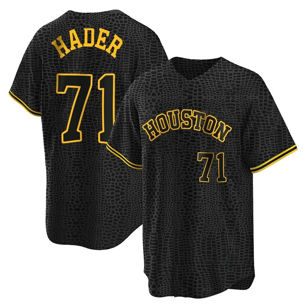 Minshop H.Astros #71 Josh Hader Player Snake Skin City Home Game Stitched Jerseys