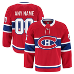 Minshop Custom M.Canadiens Red Home Authentic Pro Jerseys