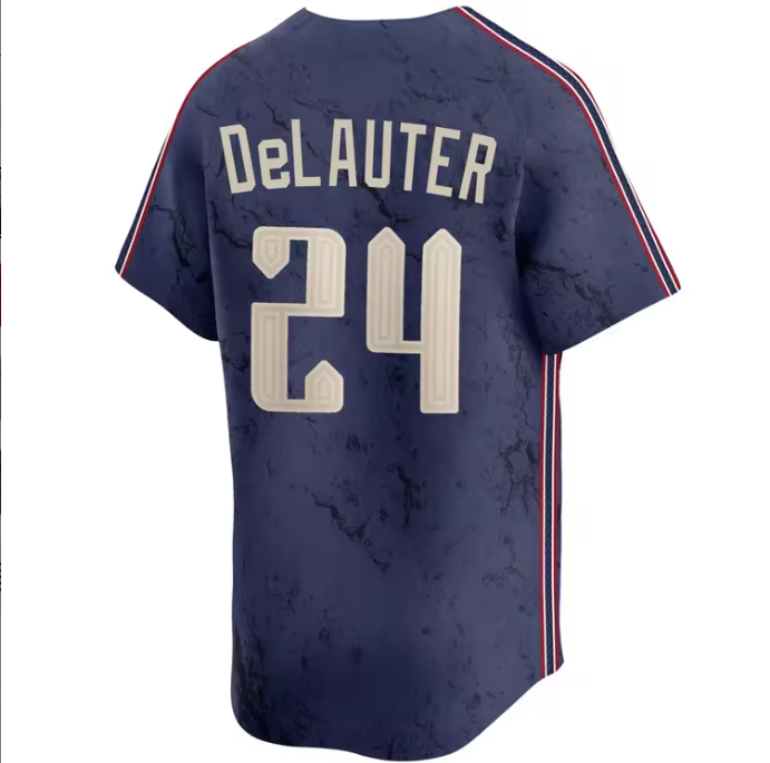 2026 Men's Chase DeLauter Baseball Jersey - Fast shipping - Sizes S-3XL